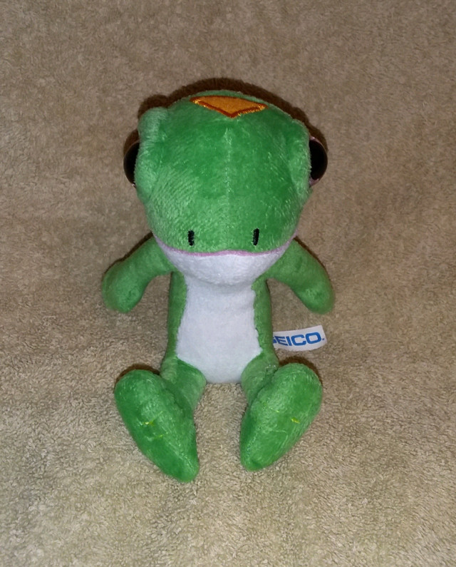 Geico Gecko Lizard Plush Mascot Advertising Toy Figure in Arts & Collectibles in Truro - Image 2