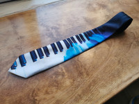 Cravate vintage Ralph Marlin - Keyboard 1994