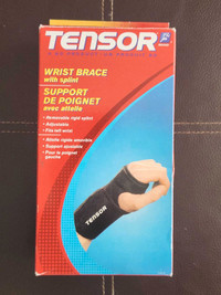 Brand New Tensor LEFT Wrist Brace with Splint