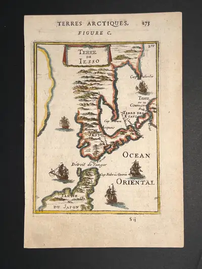 Antique Map Japan Circa 1680, View more