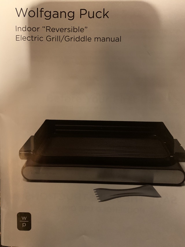 Wolfgang Puck Indoor Reversible Grill/Griddle Microwaves & Cookers
