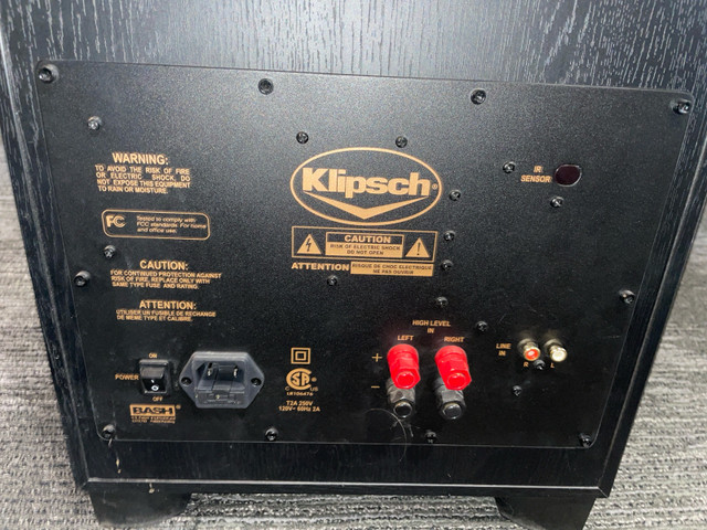 Klipsch 10” Subwoofer (RW 10d)  in Speakers, Headsets & Mics in Ottawa - Image 4
