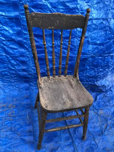 I deliver! Vintage Wood Chair. Furniture, View more
