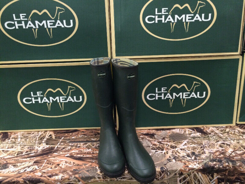 Bottes Le Chameau Anjou Jersey faite de caoutchouc naturel | Femmes -  Chaussures | Longueuil/Rive Sud | Kijiji