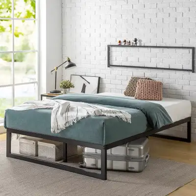 King Zinus Abel Metal Platform Bed Frame — No Box Spring Needed, View more
