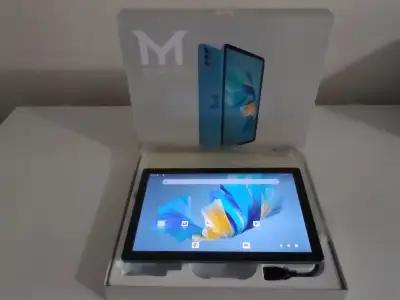 Tablette Android comme neuf 10p 64G Carte sim unlock Android 13 Wifi YouTub prime vidéo Avec boîte e...