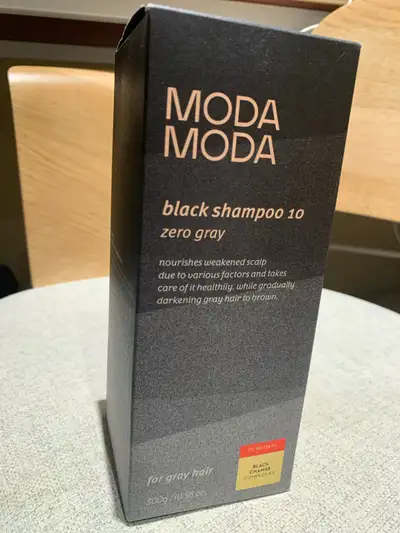 MODA MODA Black Shampoo for GRAY HAIR, View more
