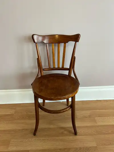 ANTIQUE - WOODEN OCCASIONAL CHAIR, View more