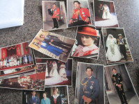 Prince Charles and Lady Diana Wedding photos postcards