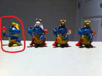 Smurfs - Vintage King Smurf (Yellow Cap and Crown)
