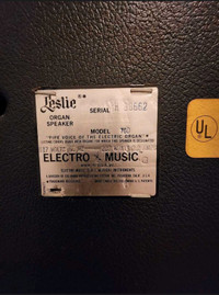 Leslie 760 Solid State Rotating Speaker Cabinet