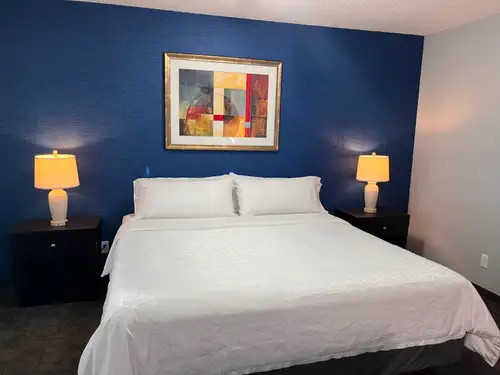 Fully furnished bachelor suites with King bed available. Price includes complimentary parking, compl...