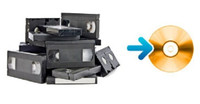 Transfert cassette VHS,  Hi8,  MiniDV a DVD ou USB