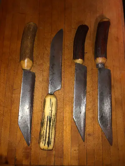Vintage carbon knives, View more