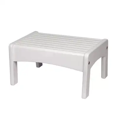 White Wood Step Stool by Wildkin, View more
