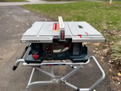 BOSCH 4100 TABLE SAW + STAND, View more