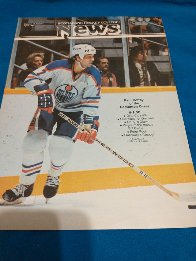 Apr 1982 Scotiabank Hockey College News Paul Coffey in Arts & Collectibles in City of Toronto