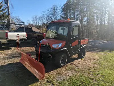 2023 Kubota RTV -x1100c Diesel side-by-side with 78-in snow blade power side to side and down pressu...