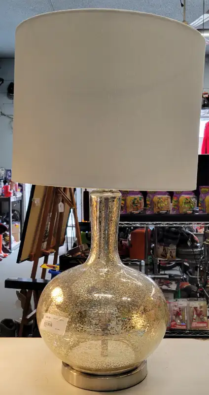 Table Lamp with Antique Mercury Finish in Indoor Lighting & Fans in Windsor Region - Image 2