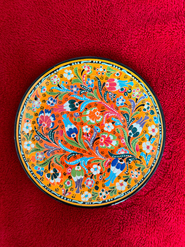 Turkish Plate - Hand-Painted Ceramic Decorative in Home Décor & Accents in City of Toronto