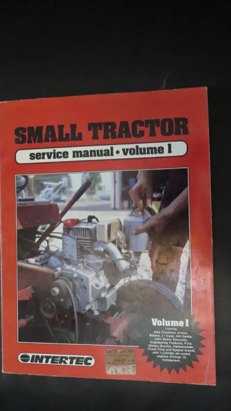 Small tractor service manual in Textbooks in Longueuil / South Shore - Image 2
