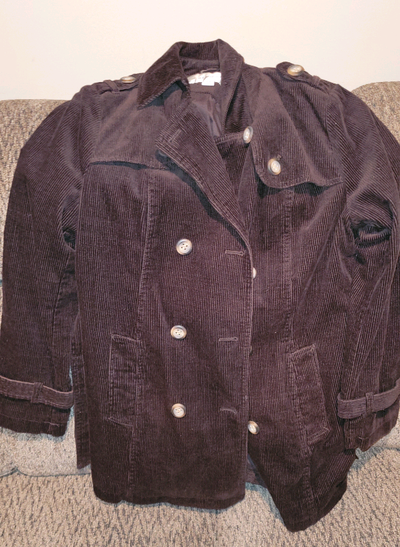 Womans L vintage courderoy jacket, View more