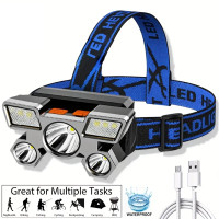 Lampe frontale DEL  rechargeable LED headlamp portable lantern