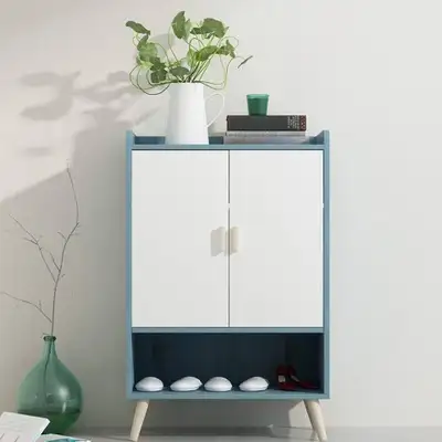 Blue + white cabinet, View more