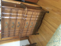 Vintage Bedroom chest made in Italy 1960’s 6 drawer all wood