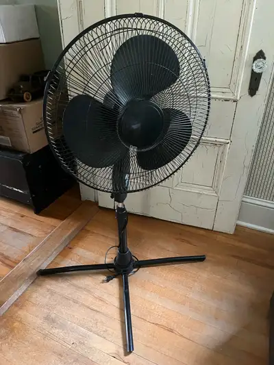 Standing floor fan. Works. Pick up in Pleasantville