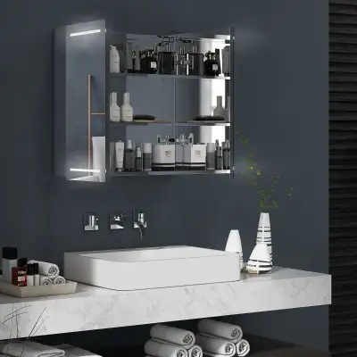 Illuminated Medicine Cabinet with Mirror, LED Vanity Mirror , View more