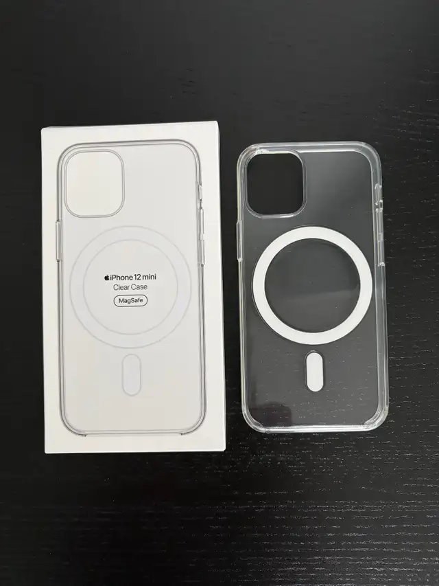 Apple iPhone 12 mini Box and Clear Case MagSafe in Cell Phone Accessories in Downtown-West End - Image 6