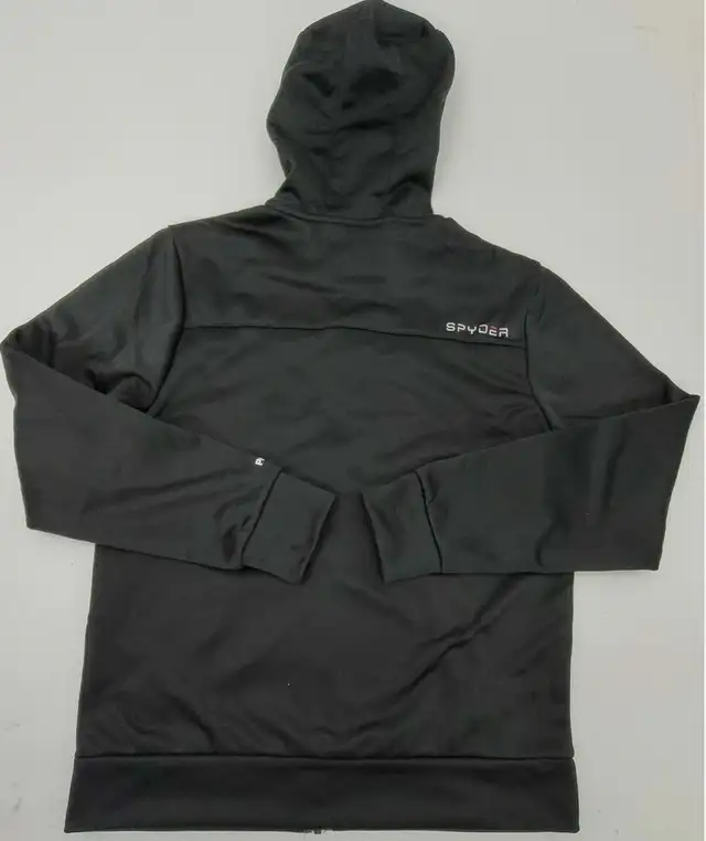 Brand New Spyder Active Men’s Hooded Full Zip Jacket - Black in Men's in Calgary - Image 5