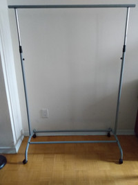 CLOTHING RACK ROLLING $30