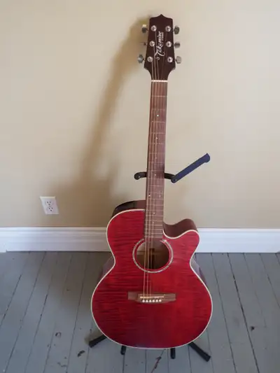 Takamine EG440CSTRY - G Series NEX Red Acoustic/Electric Guitar, View more