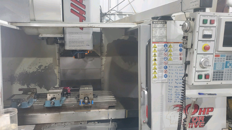 1999 HAAS VF4 VERTICAL MILLING MACHINE, used for sale  