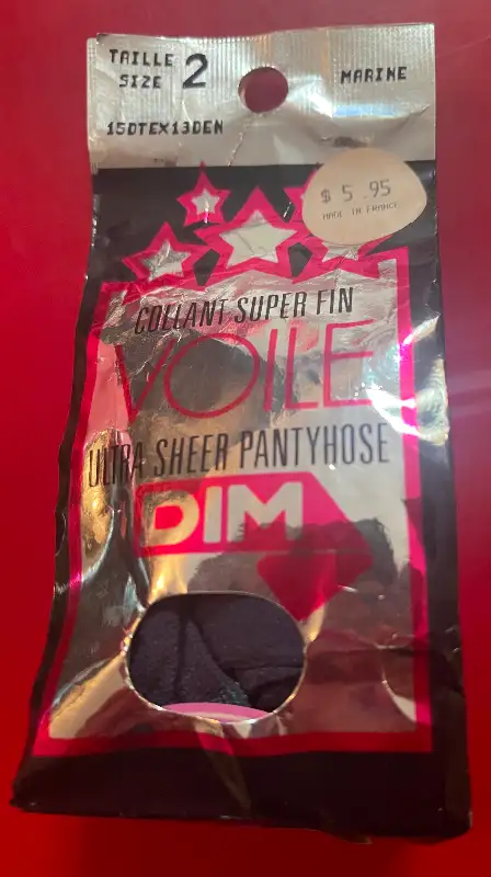 New Navy DIM Sheer Sz 2 French Pantyhose-$5 for  3 in Women's - Bottoms in Mississauga / Peel Region - Image 5