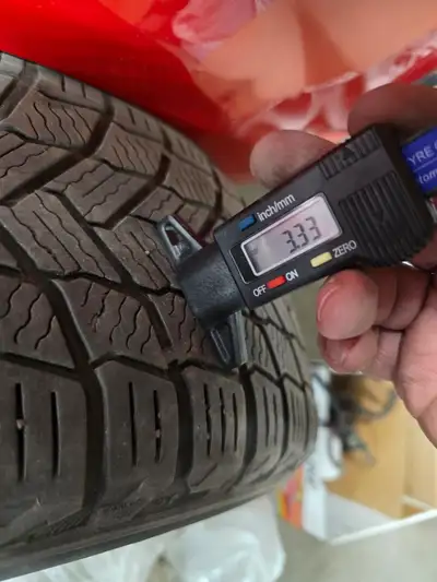 Set of 4 steelies with Michelin XICE 195 65 R 15 Winter tires and rims for 2016 Jetta Tires aren't t...