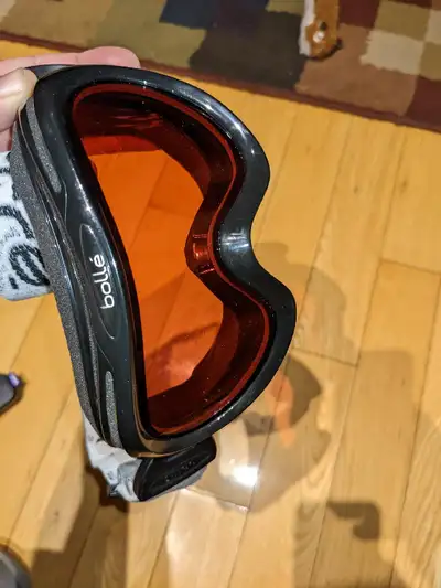 Bolle Snow Goggles Youth Black Frame Pink Lens Ski Snowboard, View more