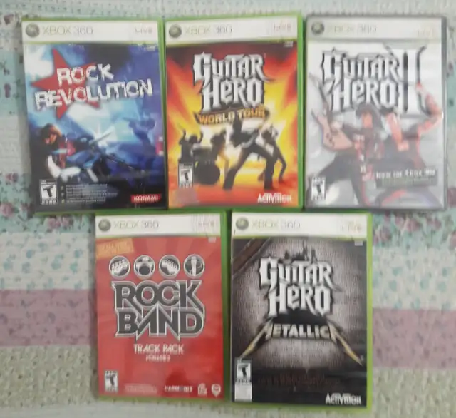 XBOX and XBOX 360 games: Including Rock Band, Guitar Hero games in XBOX 360 in City of Toronto - Image 8