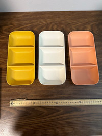 Divided Plates Compartment Dessert Salad Plates