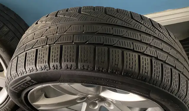 Audi Rims with Pirelli 225/50 R17 Winter Tires - Set of 4 in Tires & Rims in City of Toronto - Image 3