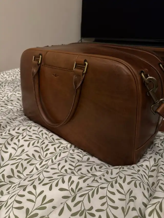 Leather bag :Satchel & Page weekender carry all bag63738377212803120