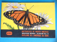 Brooke Bond (Red Rose) Empty Album Butterflies of North America