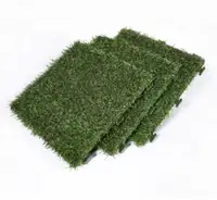 Faux grass artificial turf tiles