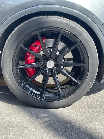 22" Vossen HF3 wheels - Purchased at Pfaff Tuning in Vaughan. These are a direct hub centric fit on...