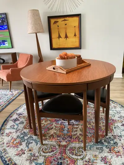 Mid century Teak Designer Dining Set, View more
