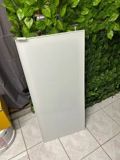 IKEA White Glass Door W17 3/4 H39, View more