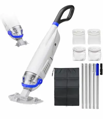 Cordless Pool Vacuum with Telescopic Pole60 Min Powerful Suction, View more