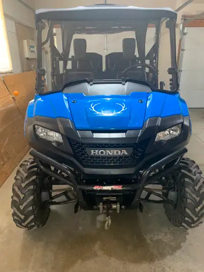 FOR SALE, NO TRADES.. 2016 HONDA PIONEER 700-4 ,WITH WARN WENCH AND 6ft PLOW 4 seats with dump box....